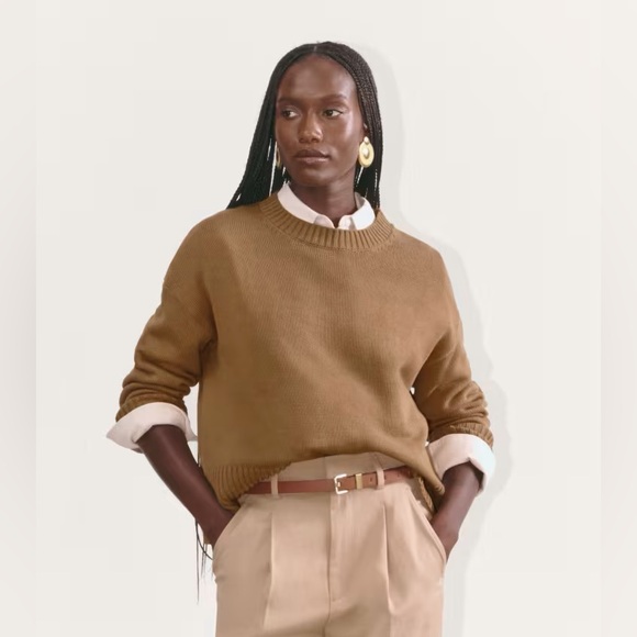 Everlane The Boxy Sweater in Everyday Cotton - Picture 4 of 6